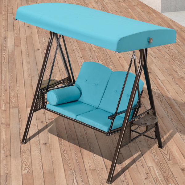 Red Barrel Studio® Musa Outdoor Porch Swing with Stand & Reviews Wayfair